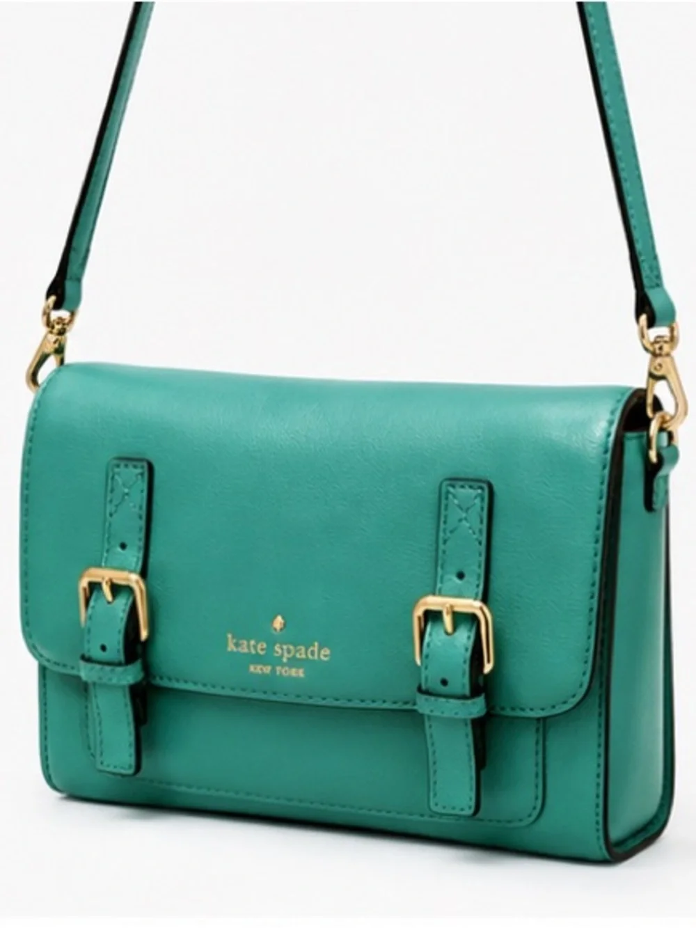kate spade Teal Leather Crossbody Bag